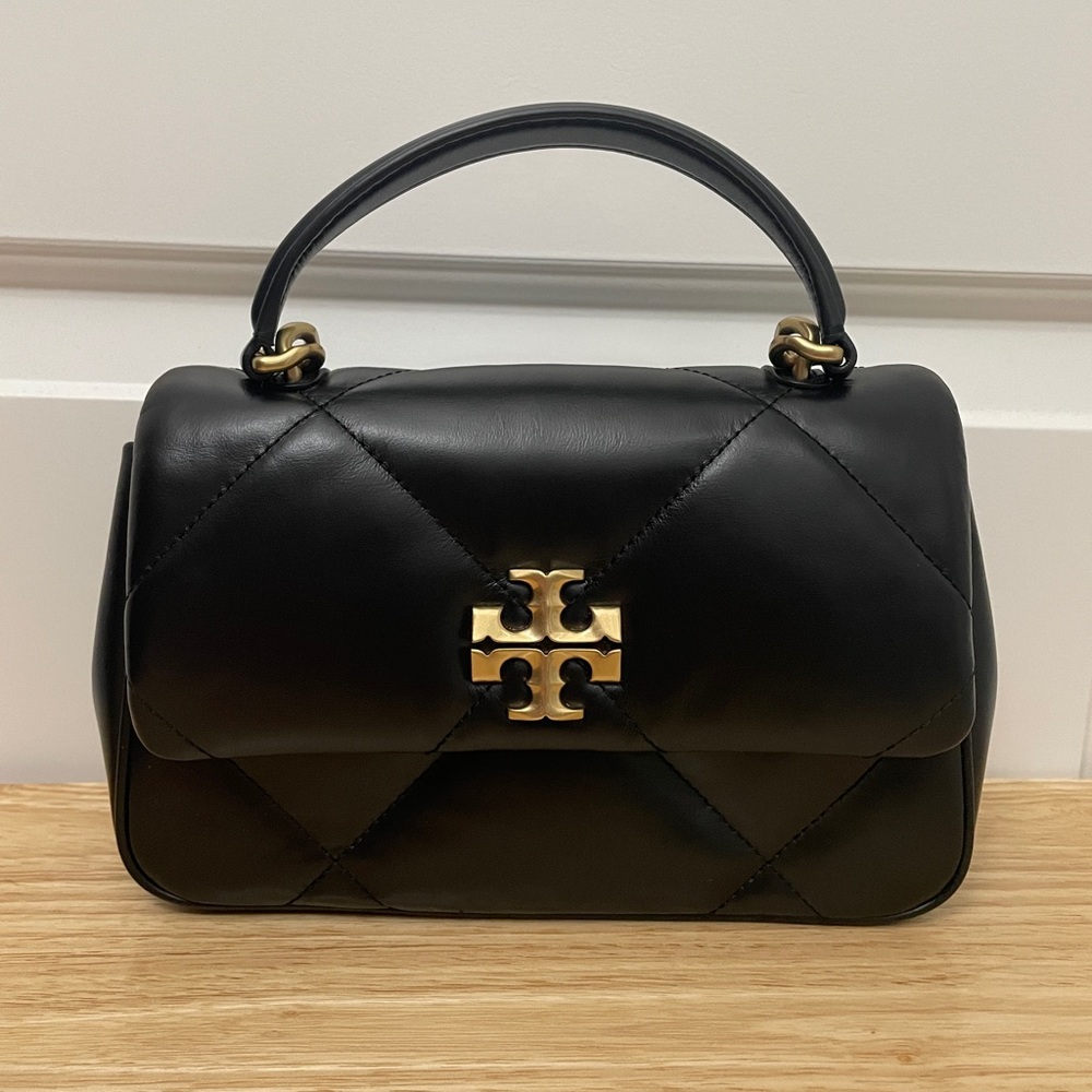Tory Burch Kira Diamond Quilted Leather Top Handle Bag